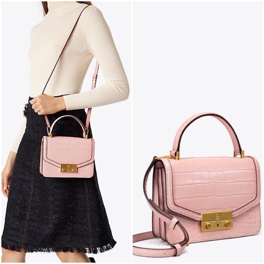 Tory Burch Juliette Embossed Mini Satchel